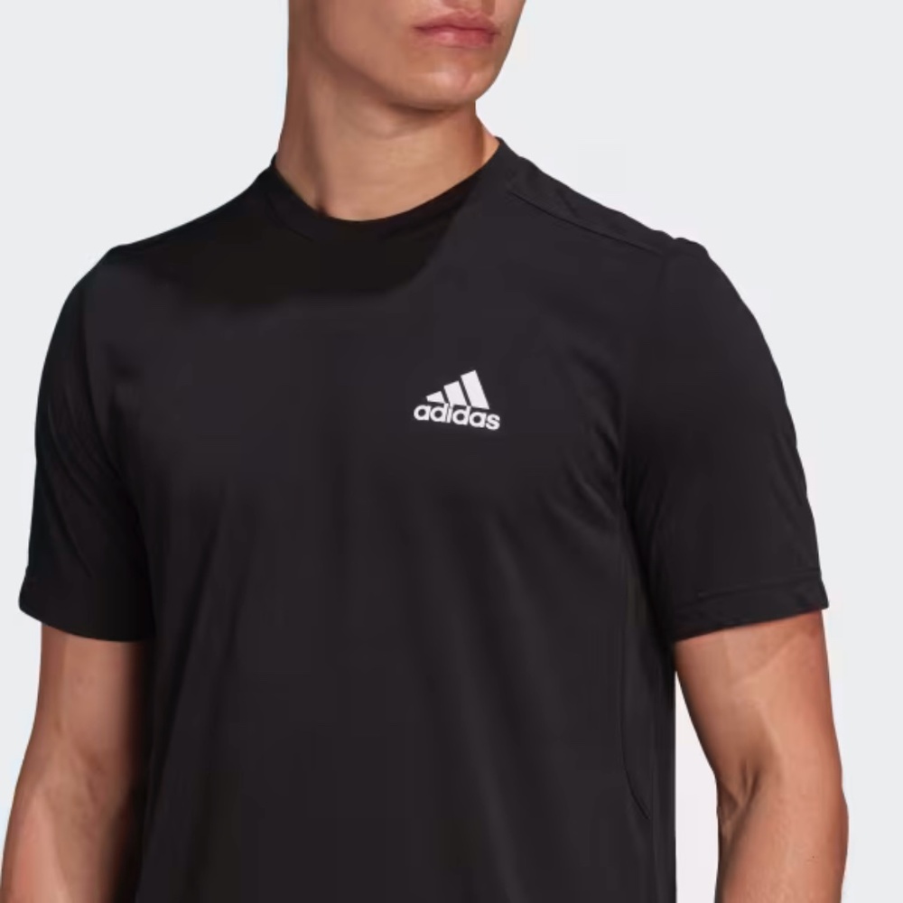 Adidas Aeroready Performance Designed For Movement Sweat Wicking T-Shirt